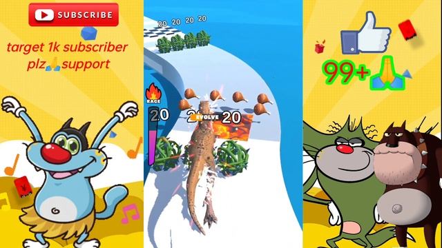 NOOB vs PRO vs HACKER vs GOD || in dino run 3d || Oggy and jack funny gameplay || Oggy and jack|ogg смотреть онлайн