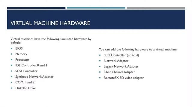 Implementing Server Virtualization With Hyper V смотреть онлайн