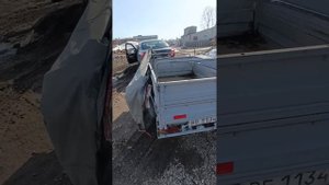 погрузка гравия отсыпки на прицеп крепыш