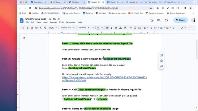 How to enable Free Shopify data layer easily in Bangla | Shopify Google Tag Manager смотреть онлайн