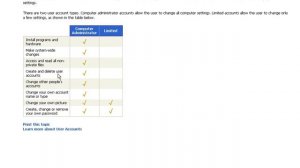 5 User Account Type in Windows XP