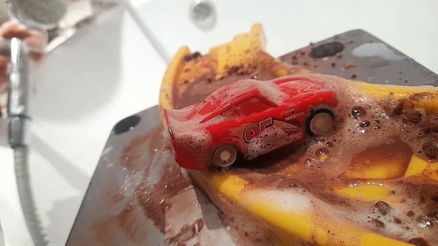 Мойка McQueen, McQueen Car Wash,  моем Молнию Маккуин, Mobil McQueen, игрушка, маквин
