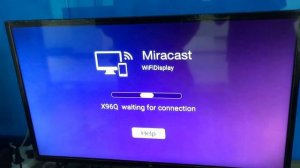 How to use phone connect miracast by X96q