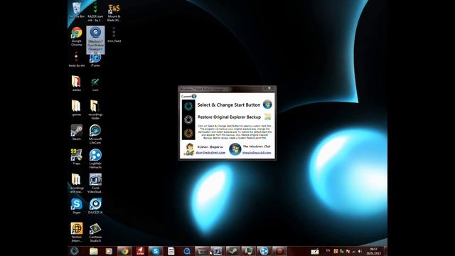 How to change your windows 7 start button with adam смотреть онлайн