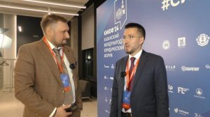 Блиц-интервью с участником КМЮФ 2024 Евгенией Пешковой и организатором Форума Айнуром Ялиловым.