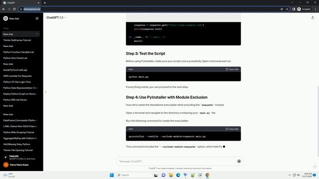 Pyinstaller python skip module