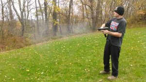 Mikey playing with a mac-11 and 1911