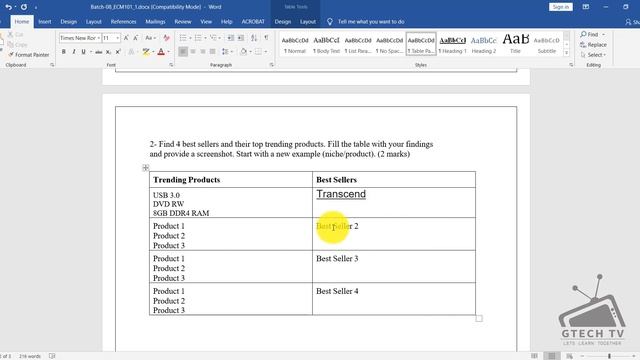 Digiskills E-Commerce Management Exercise 1 Batch 8 Solution | E-Commerce Exercise 1 | GTECH TV смотреть онлайн