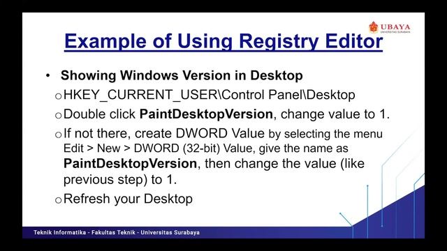OS Week 3 [Part 1] - Windows Registry смотреть онлайн