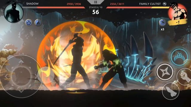 Shades: Shadow Fight Roguelike || Act II - Chapter 4 SHADOW vs HERMIT 「iOS/Android Gameplay」