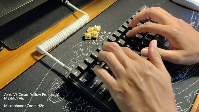 Akko Cream Yellow Pro (stock) | Maxfit61 Alucase смотреть онлайн