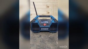 Radio budowlane Erbauer 18v z bluetooth
