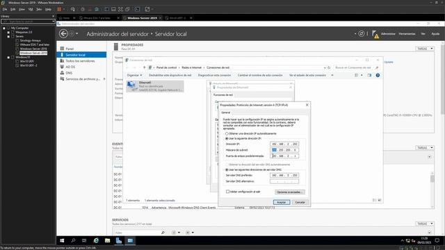 Configuración del adaptador de red Windows Server 2019 смотреть онлайн