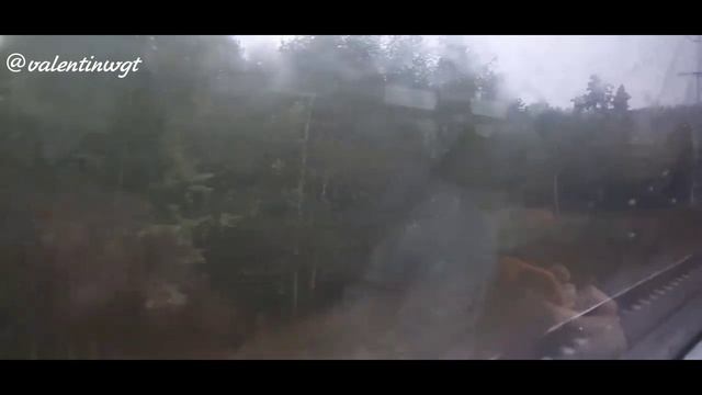 Вид из окна поезда по маршруту: Владимир - Курский вокзал (субтитры) смотреть онлайн