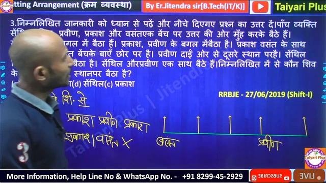 UP Police Constable Reasoning  | Seating Arrangement Reasoning | बैठक व्यवस्था | Reasoning Tricks