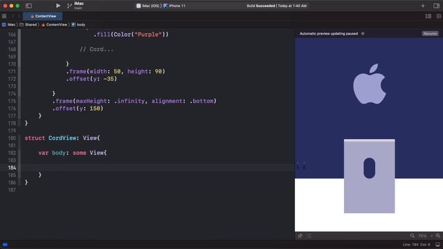 Advanced SwiftUI - Creating iMac 2021 With Pure SwiftUI Coding - WWDC 2021 - Xcode 13 смотреть онлайн