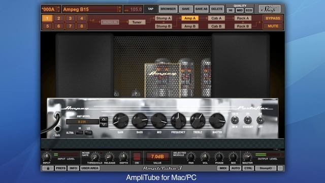 AmpliTube 4 iOS Ampeg compared to Mac/PC versions смотреть онлайн