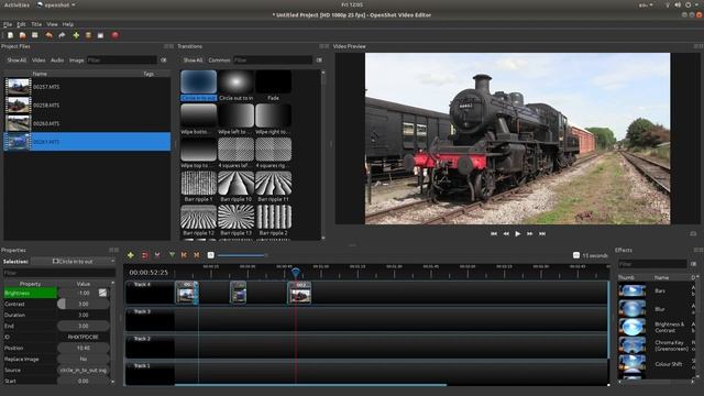 OpenShot: How To Apply Transitions Across Video Clips. A Video Editing Tutorial. смотреть онлайн