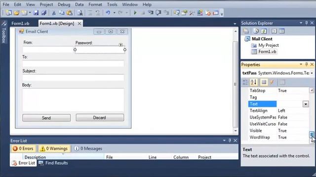 Visual Basic Tutorial 143 SMTP Client Part 3 Finishing The Email Sender смотреть онлайн