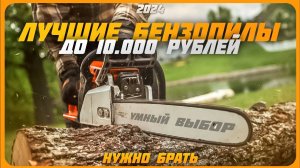 Топ 5 Бензопил до 10 000 рублей! | Какую бензопилу купить в 2024 году?