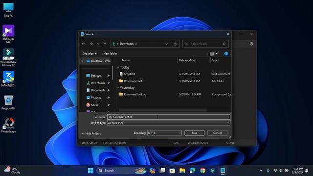 Windows 11 Fonts Customization Tutorial | Saq Tech смотреть онлайн