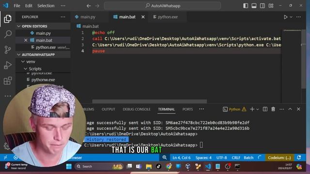 Learning Python To Run Python Scripts Automatically using BAT and CMD