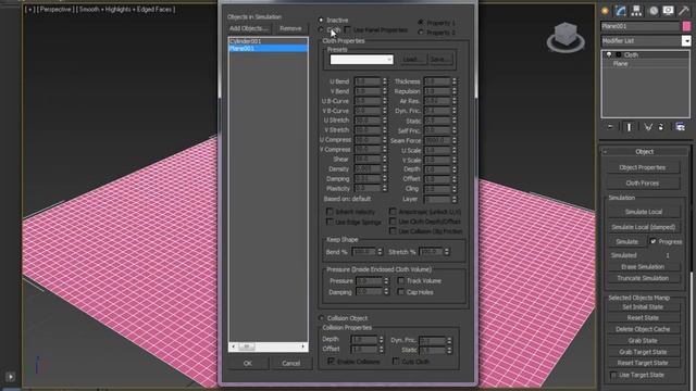 3DS Max - Cloth Simulation basic tutorial