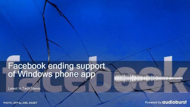 Facebook ending support of Windows phone app смотреть онлайн