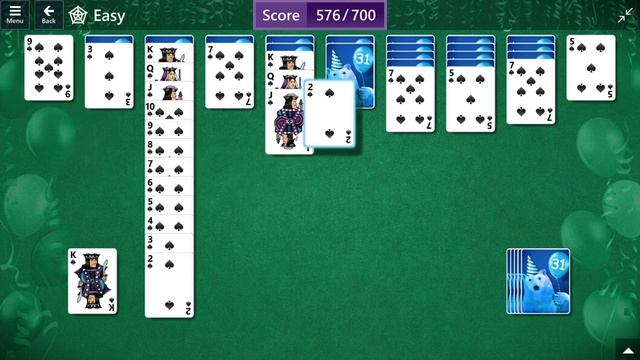 Solitaire Celebrates 31 Years | Star Club | Spider #6 Easy - Earn a score of 700 смотреть онлайн
