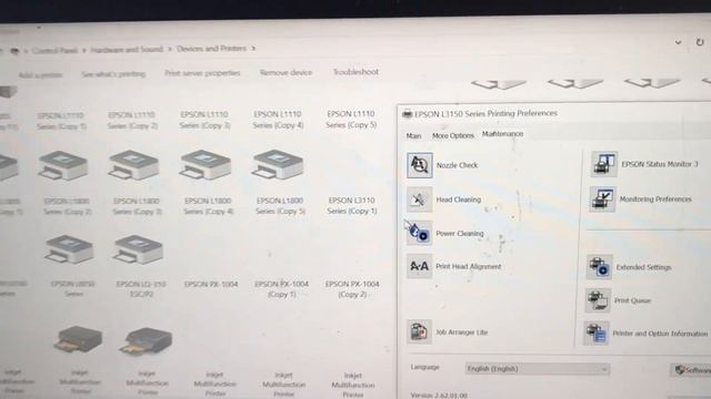 Hướng dẫn cách vệ sinh đầu phun epson l3150 cực dễ cho người mới khi in bị sọc mực mất màu смотреть онлайн