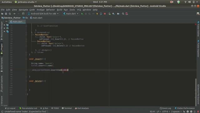 Update Delete With Animation in ListView - [ Part-6 ]- Flutter ListView