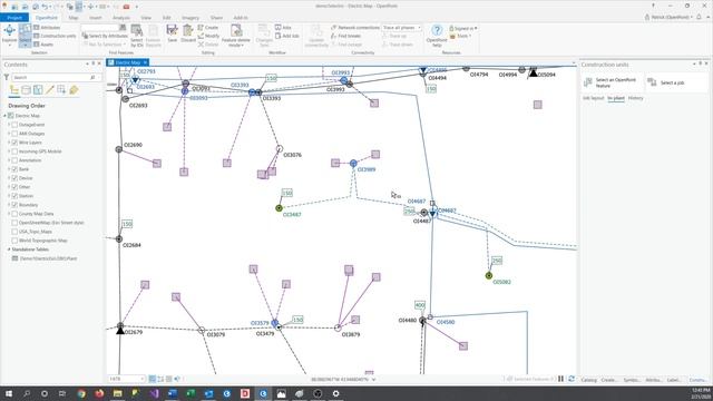 Change Linear Assembly on a Plant Record in OpenPoint Map смотреть онлайн