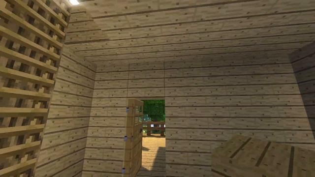 Стартовый деревянный дом в майнкрафте - База minecraft