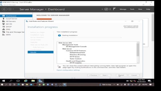 Installing Internet Information Services (IIS) on Windows Server 2016 смотреть онлайн