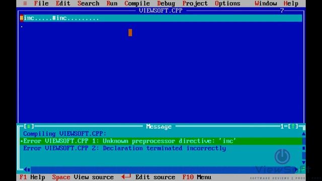 Turbo C++ | Programming Software | How to Use & Run | ViewSoft