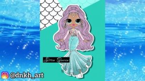 Самые Красивые Куклы #ЛОЛ OMG Русалочки! Арты повзрослевших Merbaby, Splash Queen, Treasure, Waves