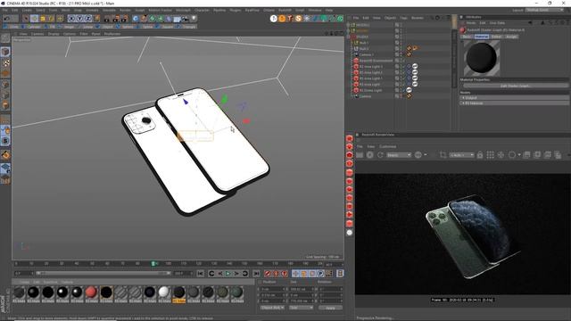 Iphone11ProMax Cinema4D 3D Model