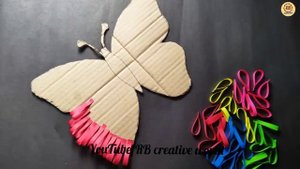 Unique Wall Hanging Craft | Best Out of Waste Cardboard | Paper Crafts