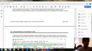 CCNA1 Wireshark | 3.4.1.2 Lab - Using Wireshark to View Network Traffic