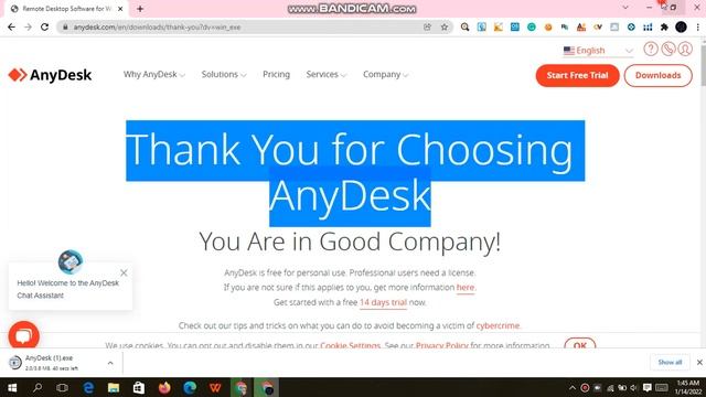 How To Download And Run AnyDesk For Windows 10/8/7/Vista/XP смотреть онлайн