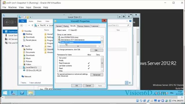 How To Share And Assign Permission On Windows 2012 R2 Server - Tutorial for Beginners смотреть онлайн