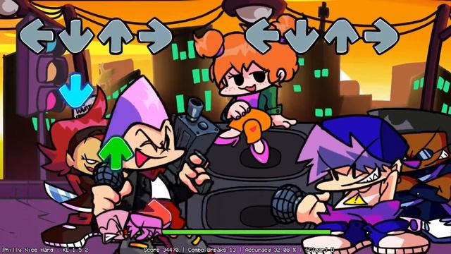 FNF Remake (ALL WEEKS): new GF, death screen and characters █ Game "Friday Night Funkin' D-Sides" █ смотреть онлайн