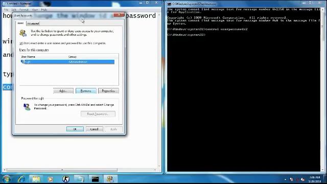 How to change windows user id password смотреть онлайн
