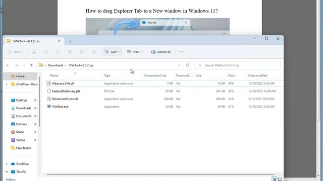 Drag Explorer Tab to a New window in Windows 11 смотреть онлайн