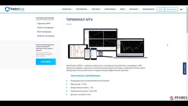 Обзор TradersTrust - PFOREX.COM смотреть онлайн