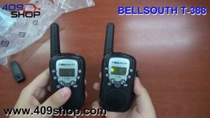 T-388 0.5W UHF Auto Multi-Channels Mini Radios Walkie Talkie