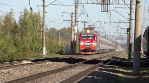 Электровоз ЭП1М-791 с пассажирским поездом №146У Челябинск - Санкт-Петербург