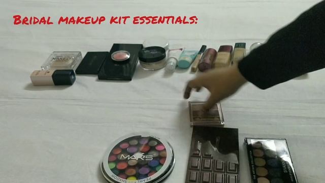 Bridal makeup kit essentials || Indian bridal makeup products.