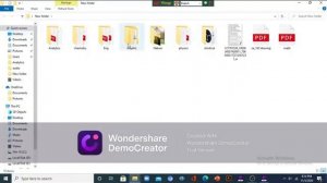 How To Hide File & Folder in Windows 10 ( video edited by Wondershare Demo Creator)