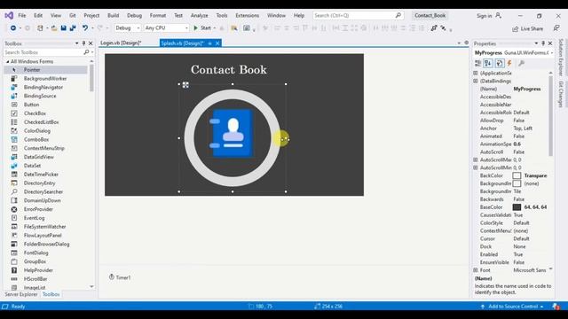 How To Create Circular Progress Bar In Visual Studio 2019. смотреть онлайн